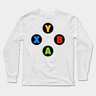 Controller Buttons Long Sleeve T-Shirt